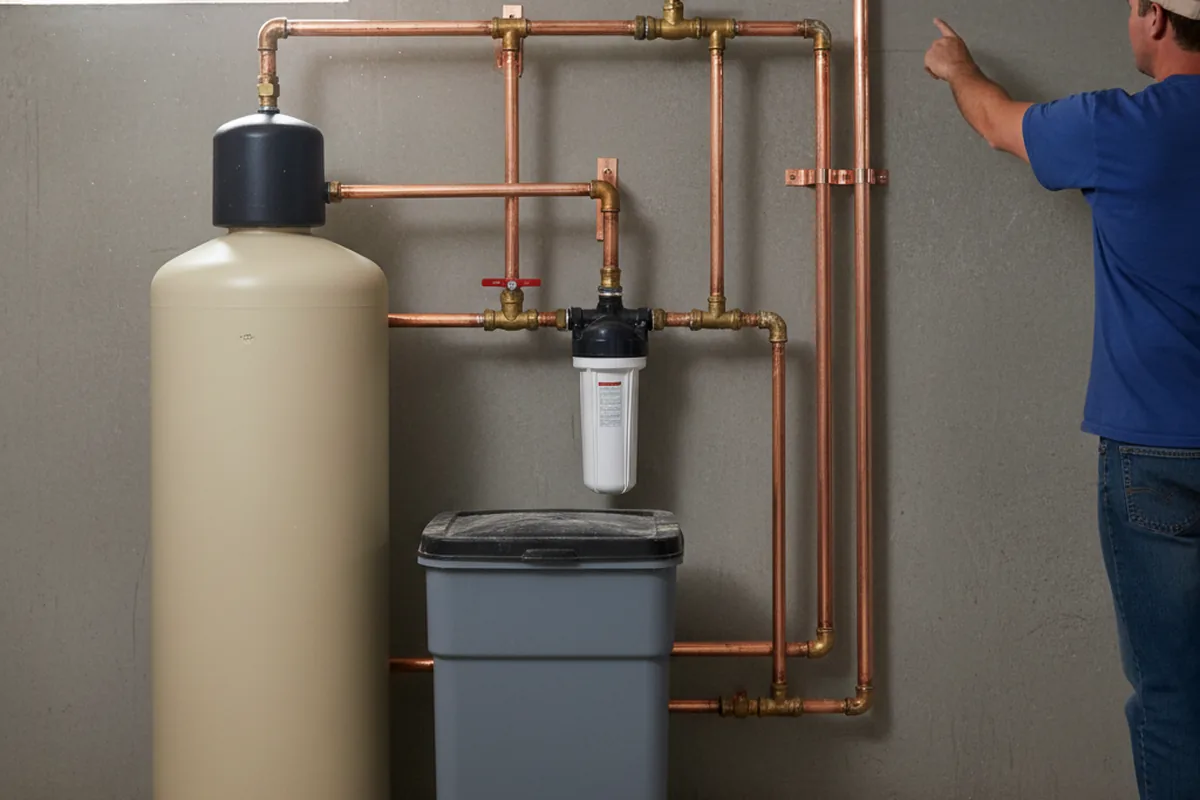 Whole-house water treatment system installed in Royalton
